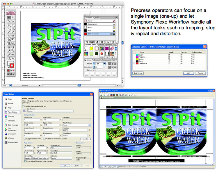 Step and Repeat Illustration