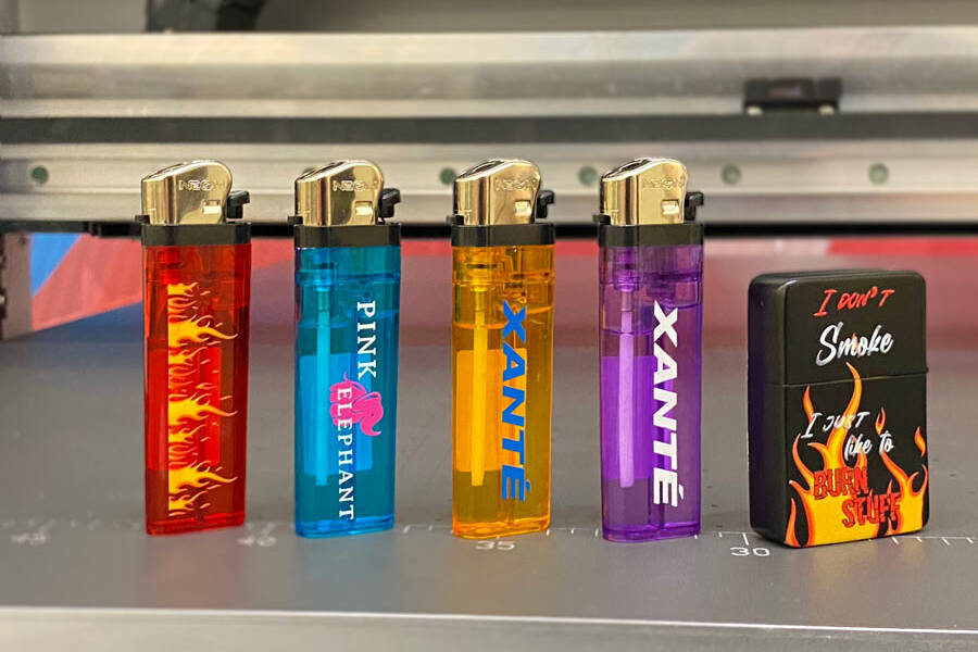 Printed lighters